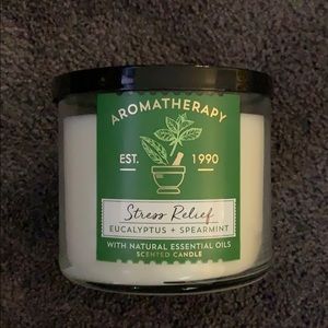 Bath & Body Works Stress Relief Candle - Lg NWT